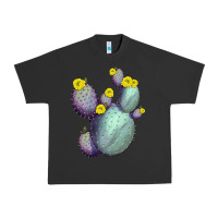 Pigment Black Opunthia Santa Rita Cacti Urban Heavy Tee - LillyAllenDesigns