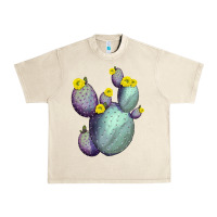 Sandshell Opunthia Santa Rita Cacti Urban Heavy Tee - LillyAllenDesigns