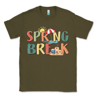 Army Green spring break Classic Tee - MaliasSmallBusiness