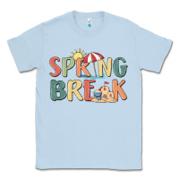 Dusty Blue spring break Classic Tee - MaliasSmallBusiness