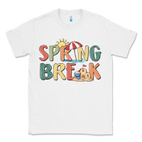 White spring break Classic Tee - MaliasSmallBusiness