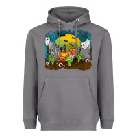 Storm Cemetery with Ghost Cats Heavyweight Hoodie - texasbilliewilder