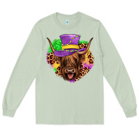Highland Cow Mardi Gras Long Sleeve Tee | Teevron