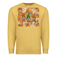 Antique Gold Fall with Gnomes Premium Sweatshirt - texasbilliewilder