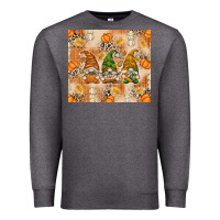 Charcoal Heather Fall with Gnomes Premium Sweatshirt - texasbilliewilder