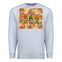 Heather Grey Fall with Gnomes Premium Sweatshirt - texasbilliewilder