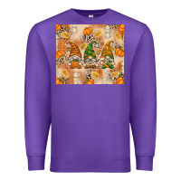 Purple Fall with Gnomes Premium Sweatshirt - texasbilliewilder