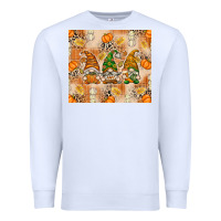 White Fall with Gnomes Premium Sweatshirt - texasbilliewilder
