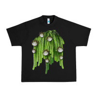 Black Selenicereus Cactus Urban Heavy Tee - LillyAllenDesigns
