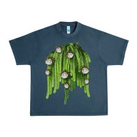 Midnight Navy Selenicereus Cactus Urban Heavy Tee - LillyAllenDesigns