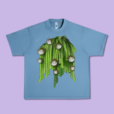 Selenicereus Cactus Urban Heavy Tee Designed By Lillyallendesigns