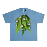 Pebble Blue Selenicereus Cactus Urban Heavy Tee - LillyAllenDesigns