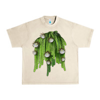 Sandshell Selenicereus Cactus Urban Heavy Tee - LillyAllenDesigns