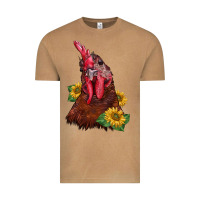 Vintage Camel rooster sunflower Vintage Tee - BarkalooDesign