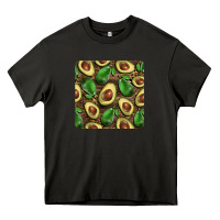 Asphalt avocados with wood and leopard background mug  coaster Heavy Core Tee - BarkalooDesign