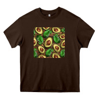 Chocolate Brown avocados with wood and leopard background mug  coaster Heavy Core Tee - BarkalooDesign