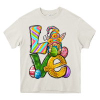 Cream Love gnome Easter Heavy Core Tee - Neo Western