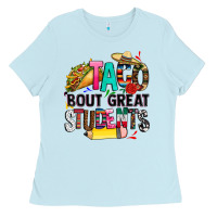 Baby Blue taco bout great students Ladies Tee - CTS Tumbler Store