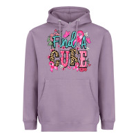 Lavender find a cure Heavyweight Hoodie - NancyCooperArtShop