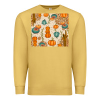 Antique Gold Fall Pumpkins Premium Sweatshirt - texasbilliewilder