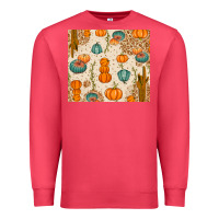 Cardinal Fall Pumpkins Premium Sweatshirt - texasbilliewilder