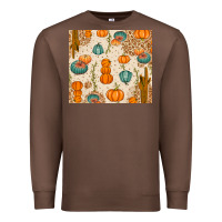 Chestnut Fall Pumpkins Premium Sweatshirt - texasbilliewilder