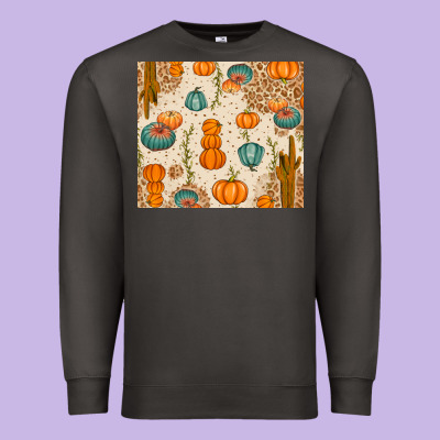 Fall Pumpkins Premium Sweatshirt Designed By Texasbilliewilder