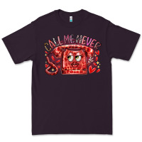 Plum call me never Premium Tee - RacoonDesign