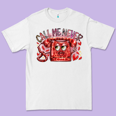 Call Me Never Premium Tee Designed By Racoondesign