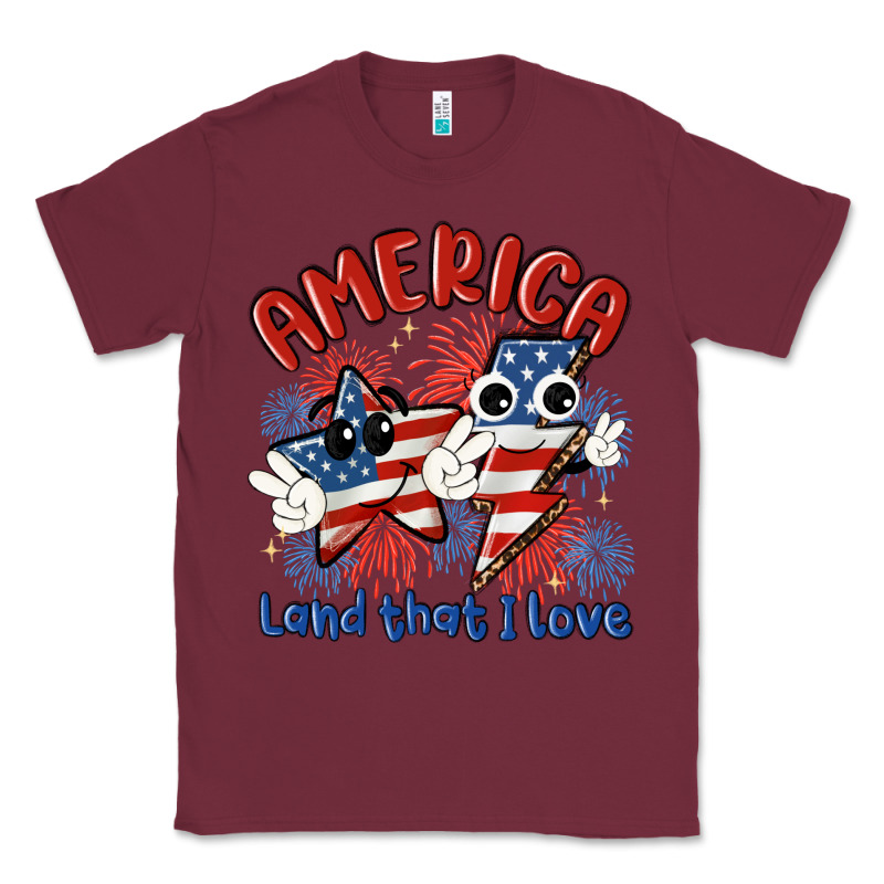 America Land That I Love Classic Tee by MaliasSmallBusiness | Teevron