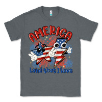 Charcoal Heather america land that i love Classic Tee - MaliasSmallBusiness
