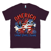 Plum america land that i love Classic Tee - MaliasSmallBusiness