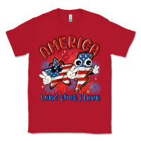 Red america land that i love Classic Tee - MaliasSmallBusiness