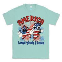 Seafoam america land that i love Classic Tee - MaliasSmallBusiness