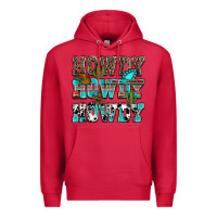 Cardinal Western Howdy Howdy Howdy Premium Hoodie - HowdyJamesFarm