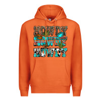 Carrot Western Howdy Howdy Howdy Premium Hoodie - HowdyJamesFarm