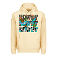 Pina Colada Western Howdy Howdy Howdy Premium Hoodie - HowdyJamesFarm