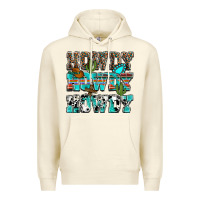 Sandshell Western Howdy Howdy Howdy Premium Hoodie - HowdyJamesFarm