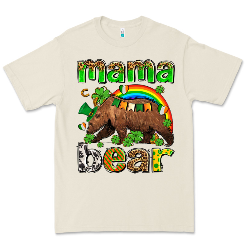 St Patricks Mama  Bear Premium Tee by AdoDesignShop | Teevron