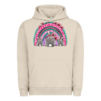 Pigment French Oak Easter bunny rainbow Urban Hoodie - OliviaCreatesArt