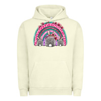 Pigment Pistachio Easter bunny rainbow Urban Hoodie - OliviaCreatesArt