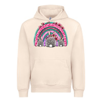 Sandshell Easter bunny rainbow Urban Hoodie - OliviaCreatesArt