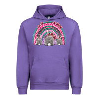 Tulip Easter bunny rainbow Urban Hoodie - OliviaCreatesArt