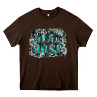 Chocolate Brown girl boss Heavy Core Tee - SublimationCraftShop