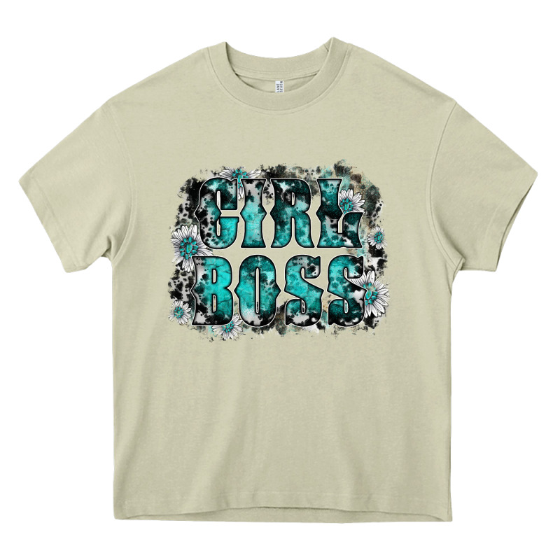 Girl Boss Heavy Core Tee by SublimationCraftShop | Teevron