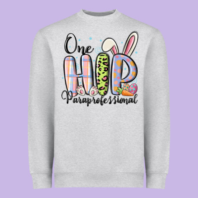One Hip Paraprofessional Heavyweight Sweatshirt Designed By Maliassmallbusiness