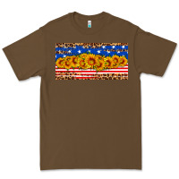 Cacao usa flag sunflowers license plate Premium Tee - HRA Design Shop