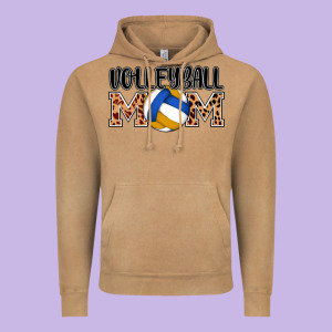 Volleyball Mom Vintage Hoodie Designed By Adodesignshop
