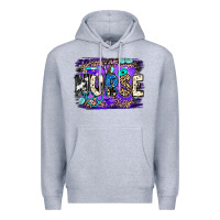 Heather Grey nurse halloween Premium Hoodie - JahusDesignShop