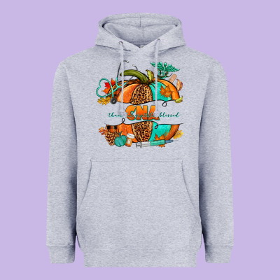 Cna Pumpkin Nurse Heavyweight Hoodie Designed By Nancycooperartshop